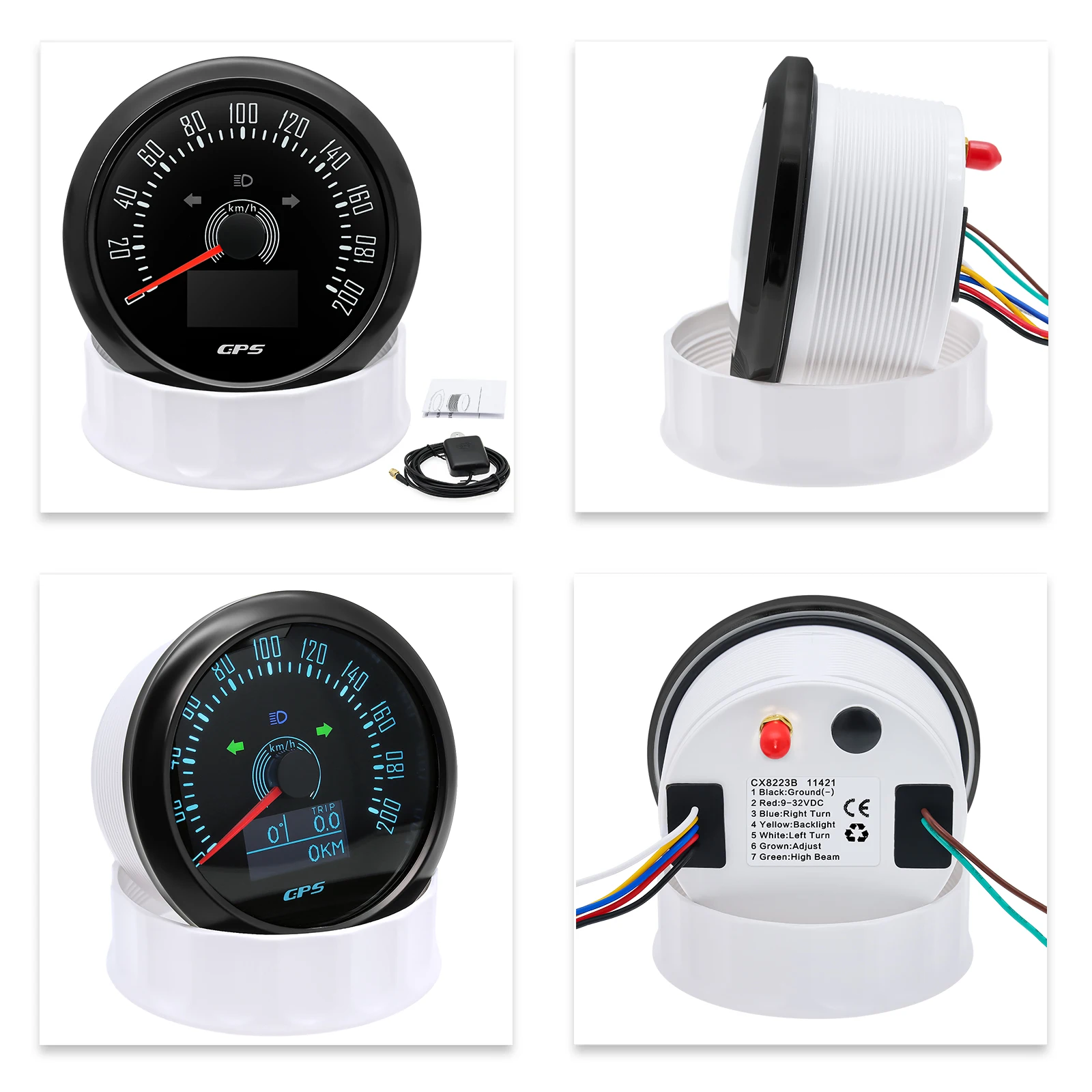 Velocímetro GPS para coche y camión con retroiluminación de 7 colores - imagen 4