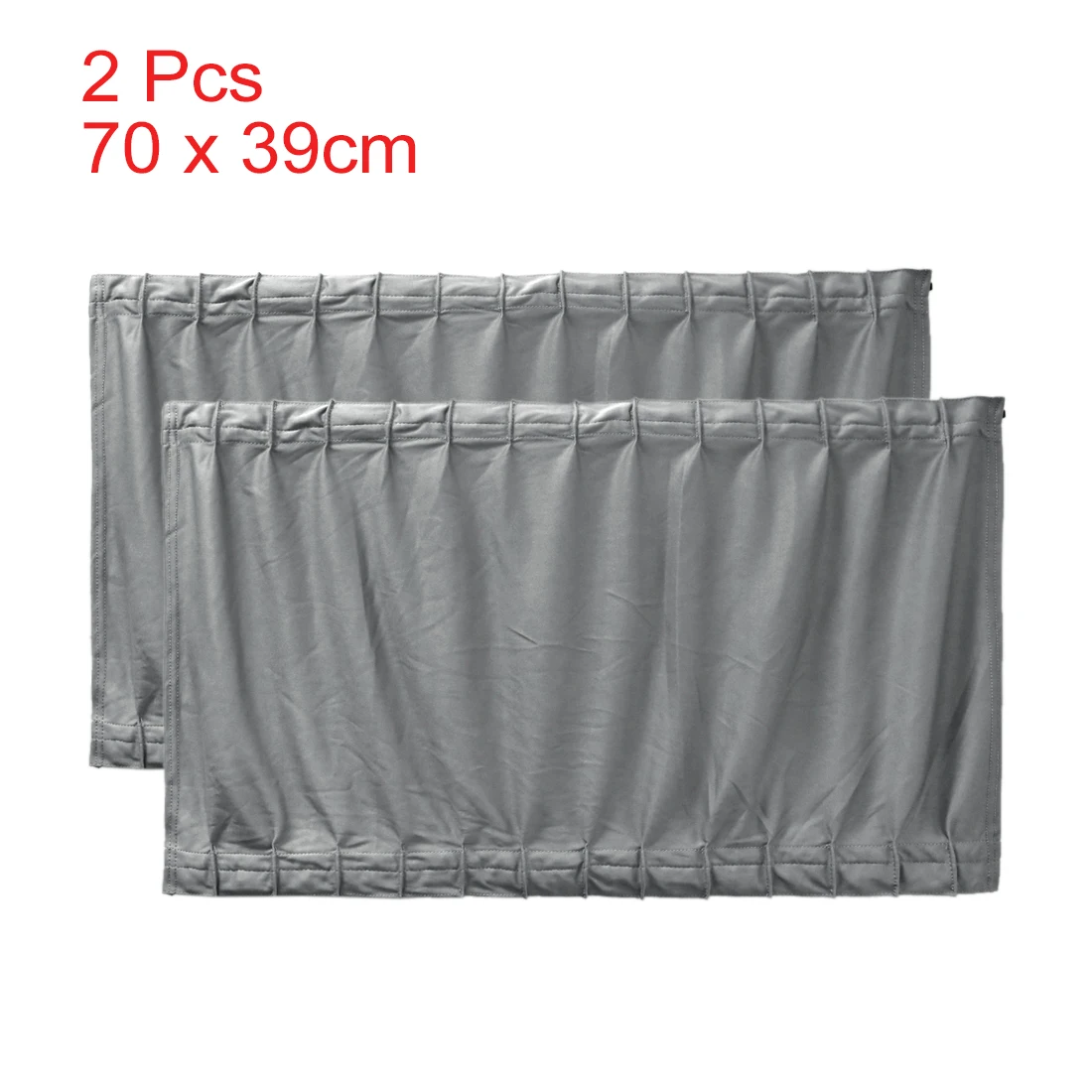 X Autohaux Cortina parasol ajustable para ventana de coche gris