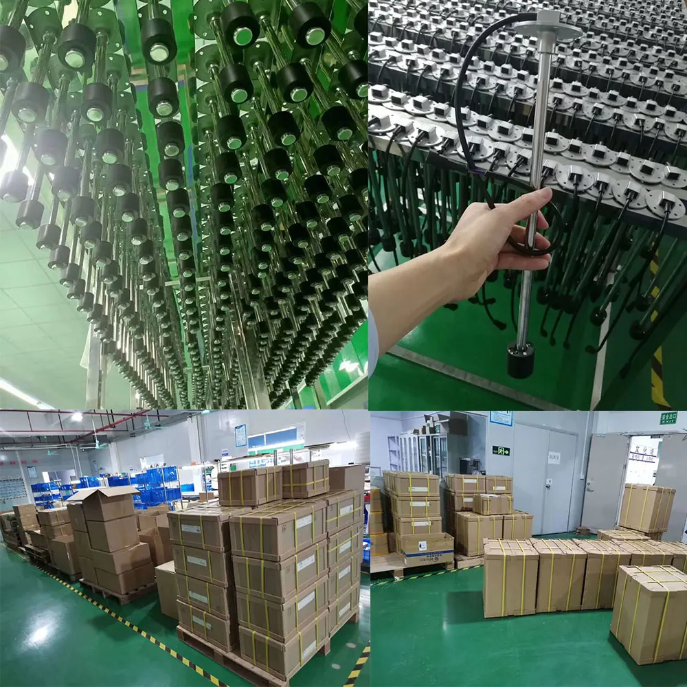 Un indicador de nivel de combustible marino para barco, coche, 52MM, con luz de alarma para Sensor de nivel de combustible de acero inoxidable, 0-190Ohm, 100-550mm, medidor de tanque de aceite - imagen 5