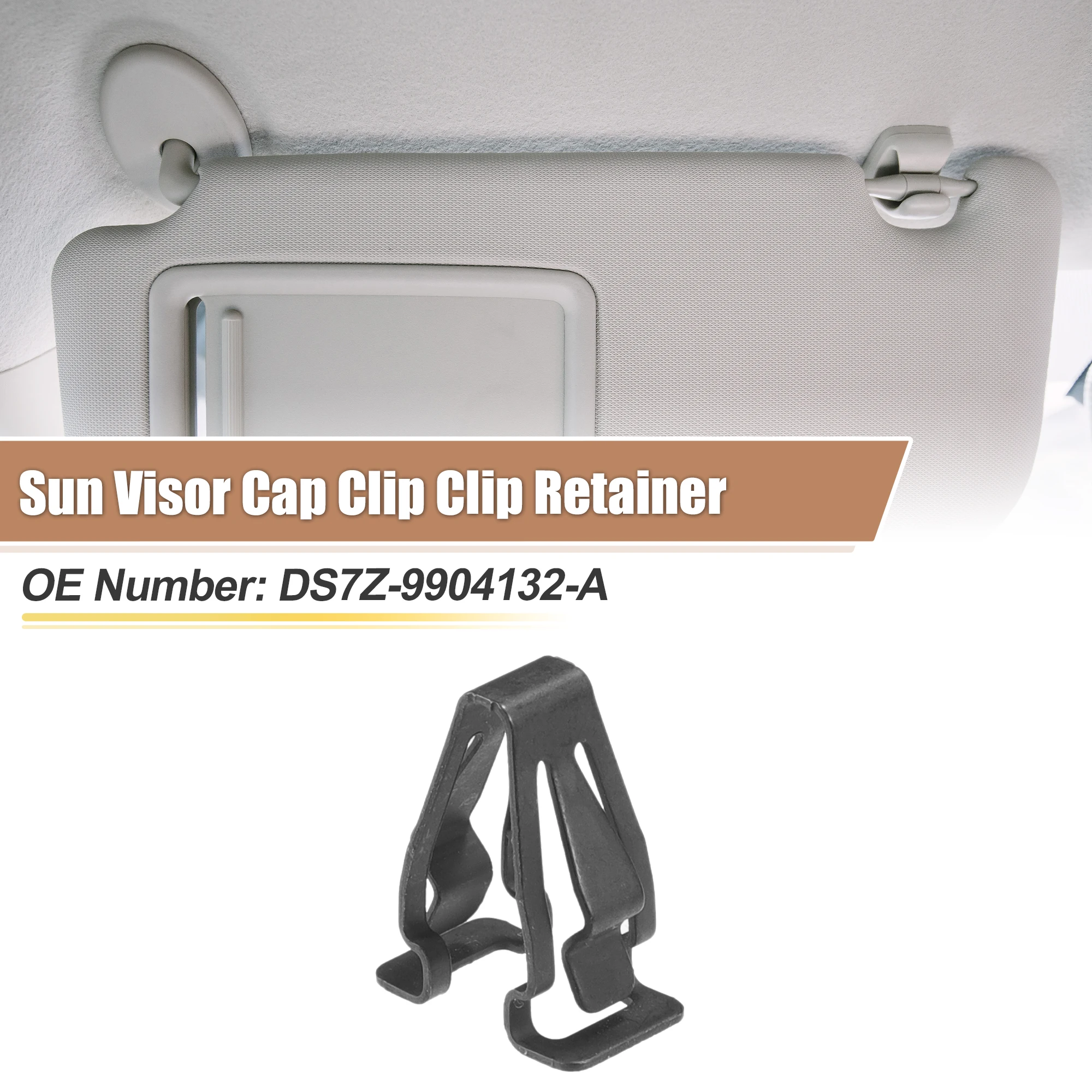 Uxcell DS7Z-9904132-A Clip de parasol Ford Transit y Edge 2014-2017 - imagen 2