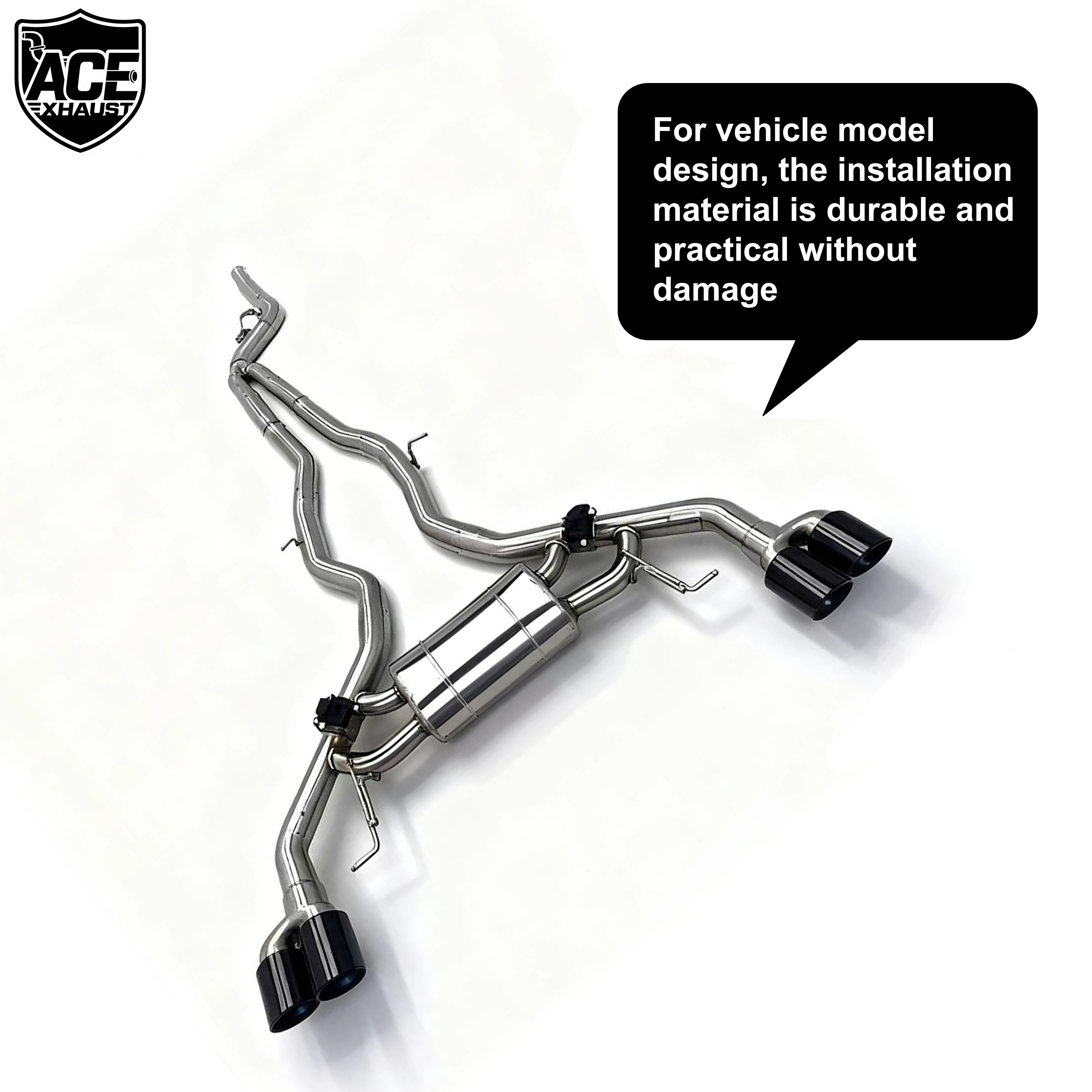 Escape Catback Deportivo ACE Sport – BMW X3 X4 M40i B58 3.0 Turbo - imagen 4