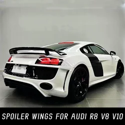 Tapa maletero fibra de carbono con alerón Audi R8 V8 V10 GT 2007-2016