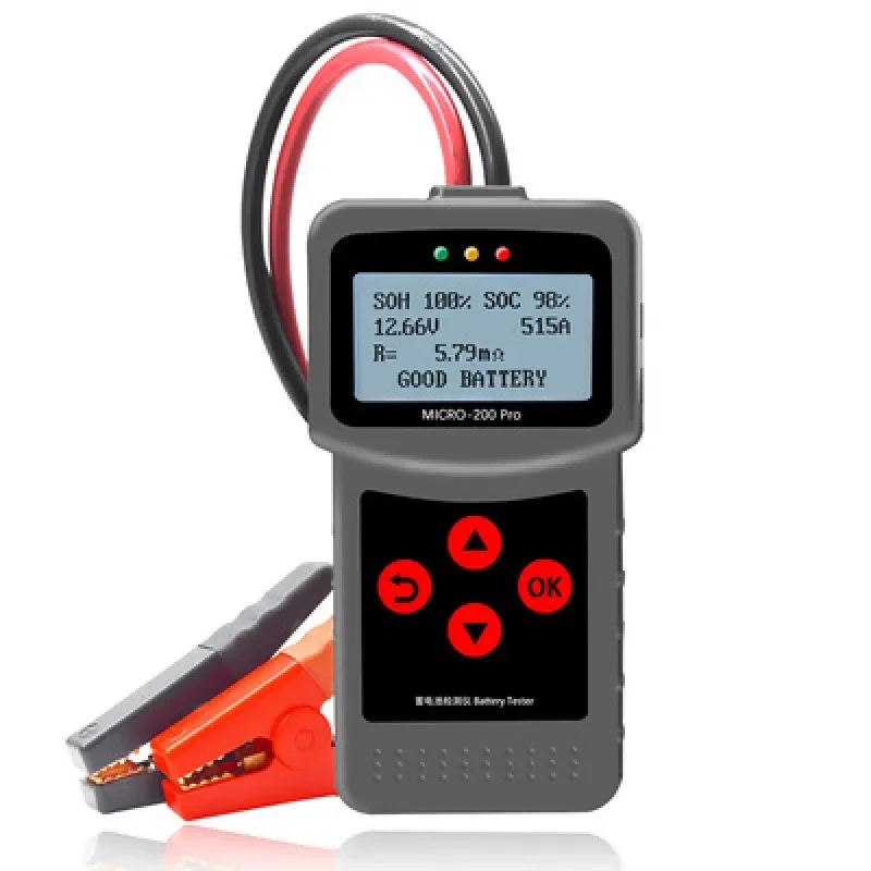 Probador de baterías para coche, moto y vehículo eléctrico
