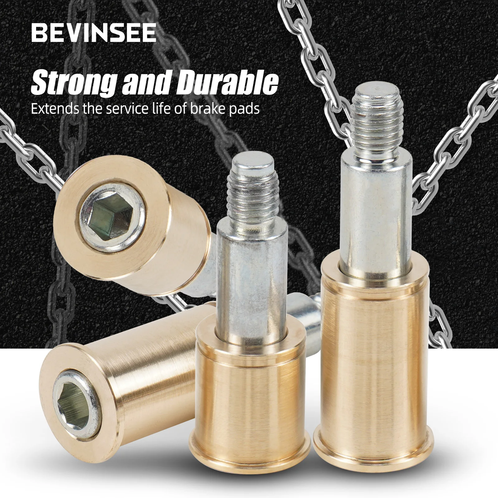 BEVINSEE 34116758707 Kit bujes guia pinza delantera laton - BMW E90 - imagen 2