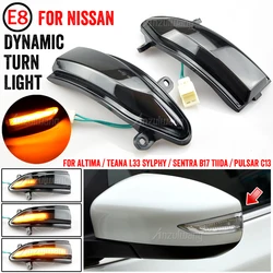 Intermitente dinámico LED flecha espejo para Nissan Tiida Sentra Altima