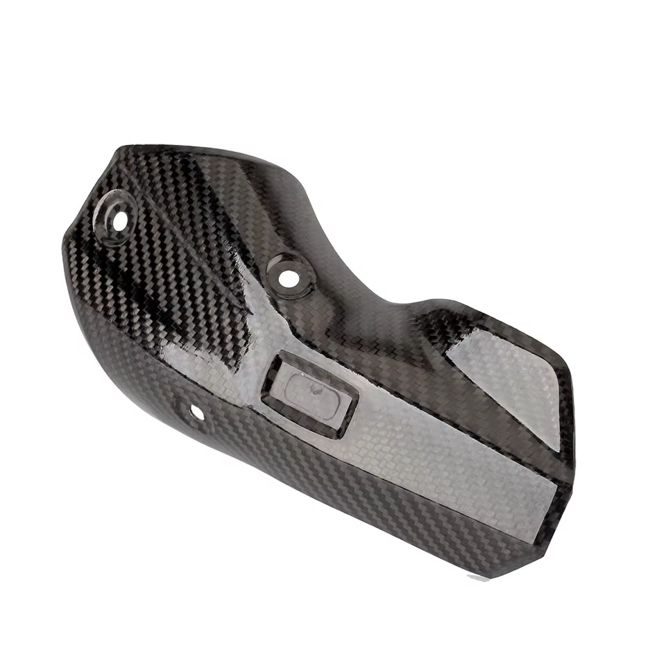 18518406926 protector térmico carbono BMW R1250GS silenciador - imagen 4