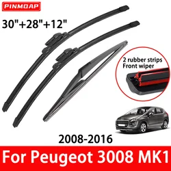 Escobillas limpiaparabrisas doble goma Peugeot 3008 I 2008-2016