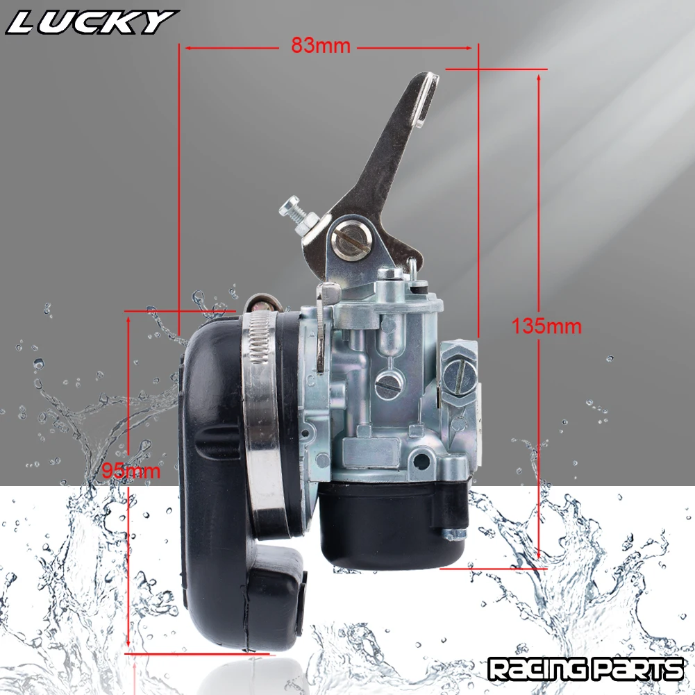 Carburador Dellorto SHA14.12L para Puch Maxi X20 X30 y KTM E50 - imagen 4