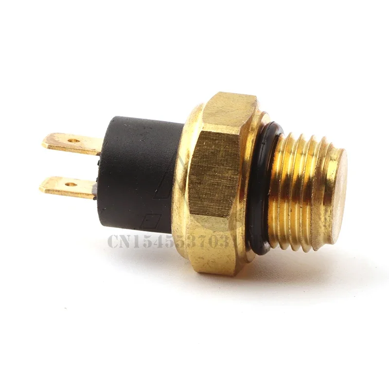 65 ℃ Ventilador de refrigeración del radiador de la motocicleta, interruptor del termostato de temperatura del agua, sensor de temperatura adecuado para bicicleta 200 250 400 450 - imagen 2