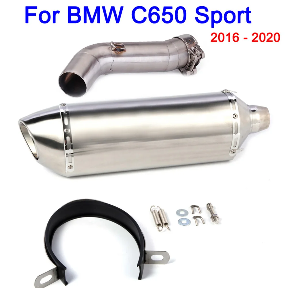 Montaje del escape para maxiscooter BMW