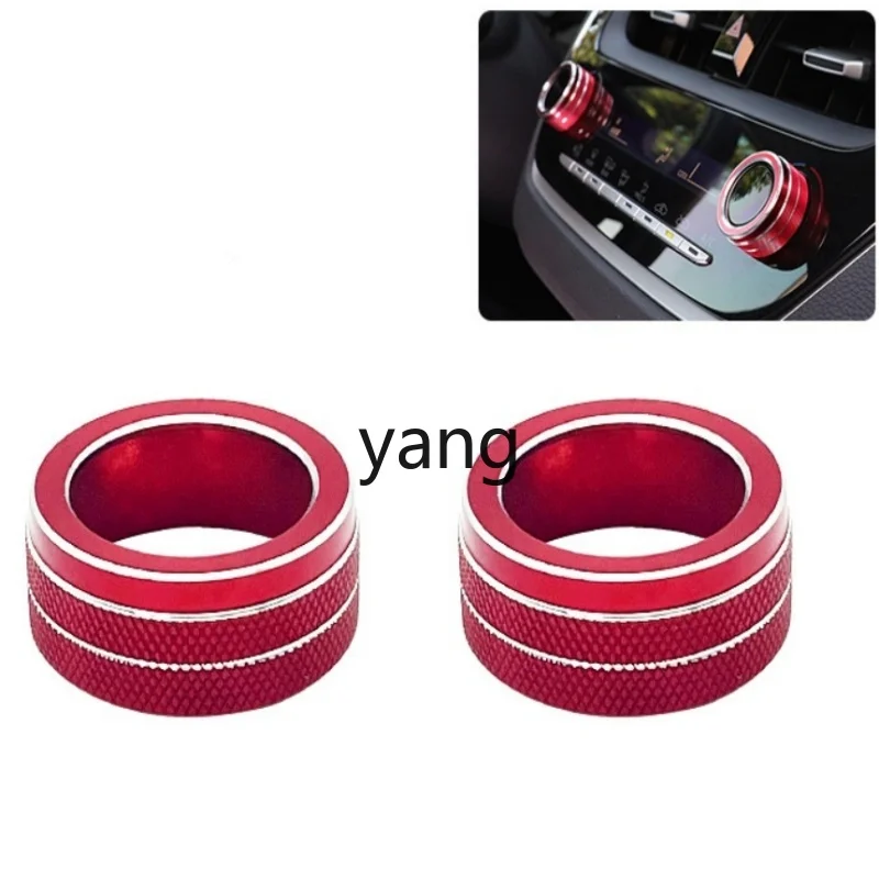 Vista del accesorio decorativo para la perilla de aire acondicionado