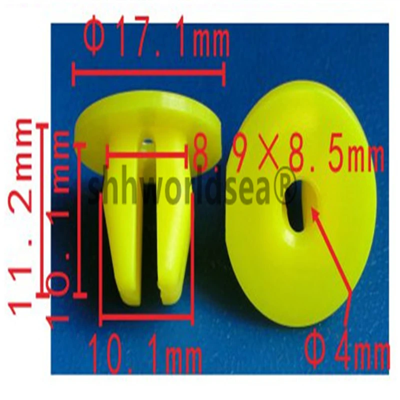 Shhworldsea 9018906066 Grapas de plástico Toyota para guardabarros - imagen 2