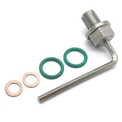 Kit autorroscante reparación rosca tapón de aceite M12x1,25 inox