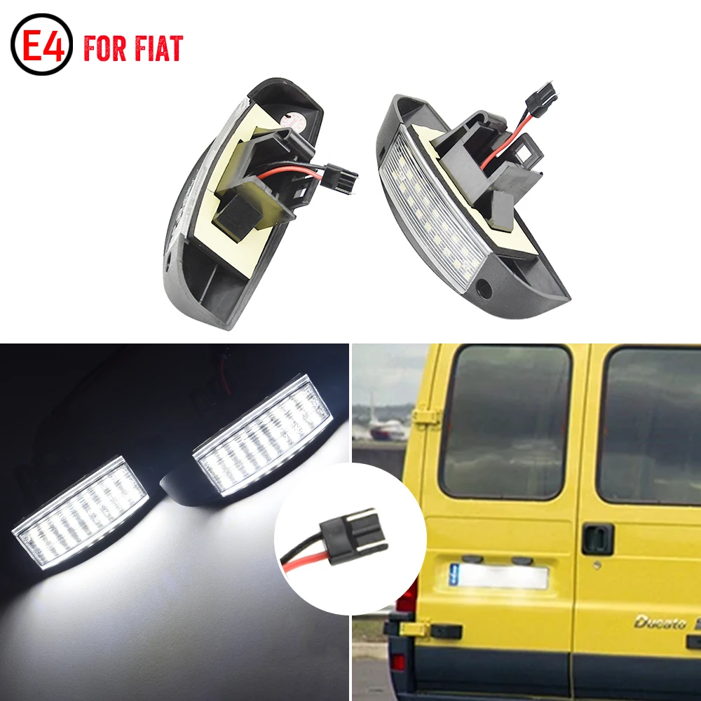 Luz LED matrícula Fiat Ducato Peugeot Expert Citroën Jumpy 2000-2006 - imagen 3