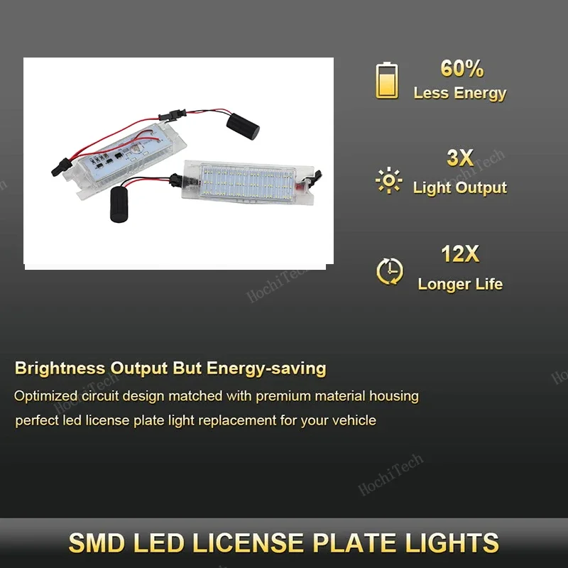 Kit LED matrícula Canbus para Opel Astra H J Corsa C D Insignia Vectra Zafira - imagen 3