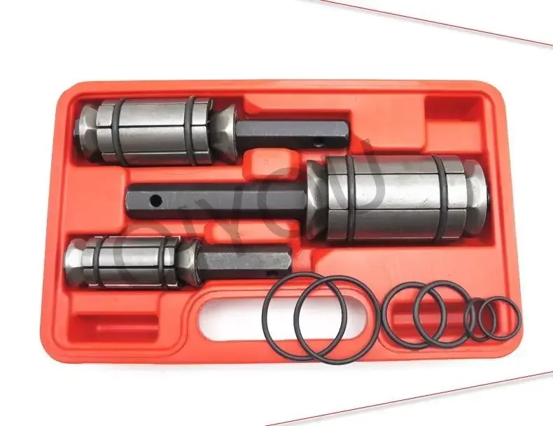 Aplicación del expansor en un tubo de escape de automóvil