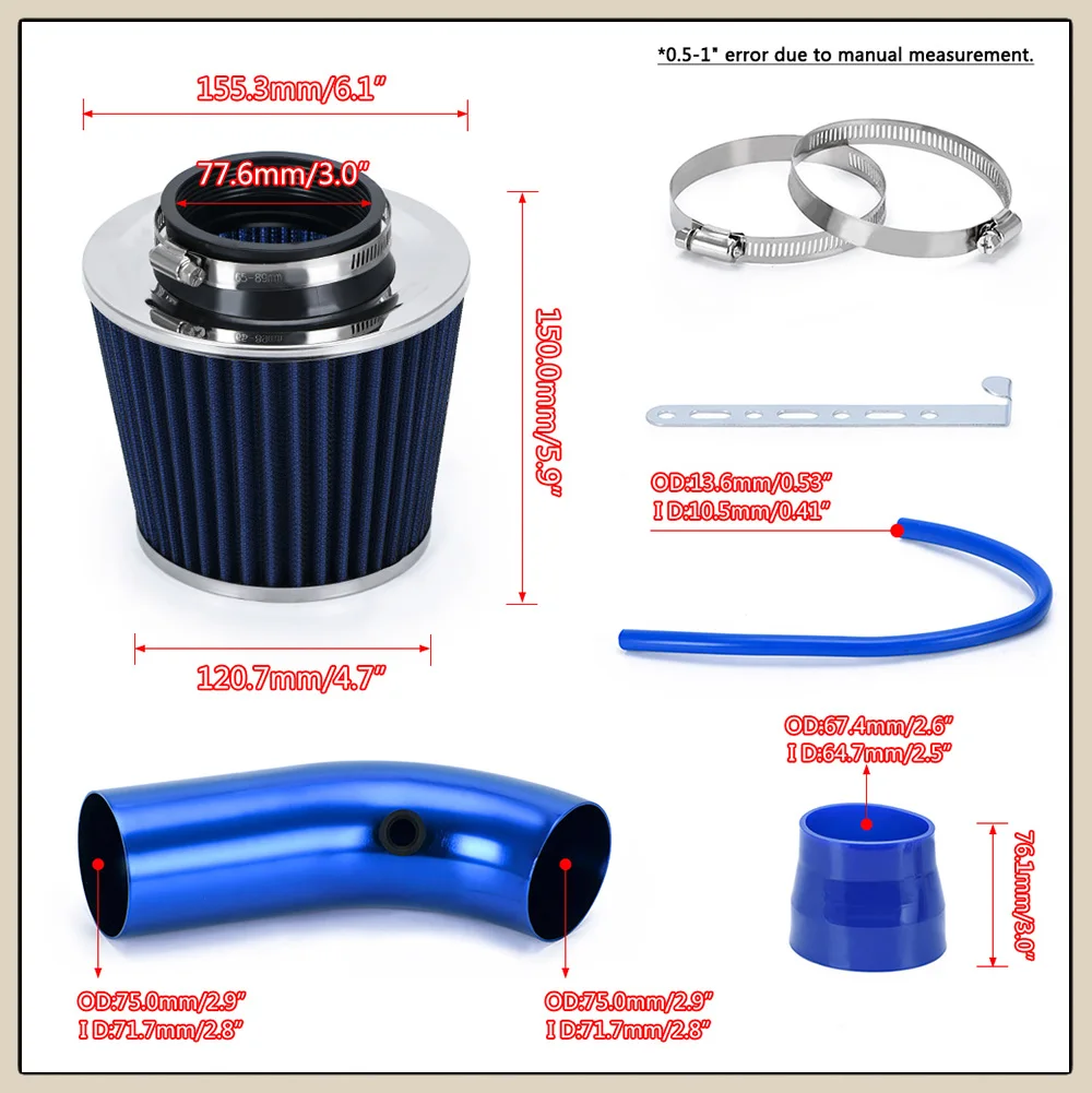 Tubo de inducción de aluminio