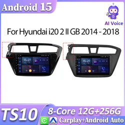 Radio multimedia GPS CarPlay para Hyundai i20 II GB 2014-2018