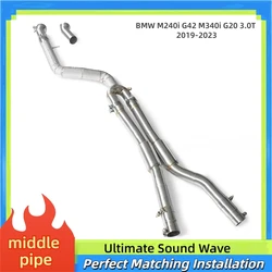 Tubo intermedio de escape inoxidable BMW M240i G42/M340i G20 3.0T