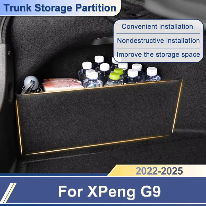 Organizador de maletero XPeng G9 2022-2025 – cajón lateral interior