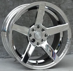 Llantas cromadas CV3 de aleación 16x8, 4x100 y 4x114,3