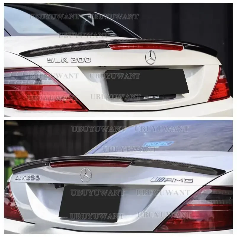 Alerón trasero de fibra de carbono para Mercedes-Benz R172 SLK - imagen 5