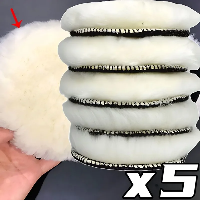 Kit almohadillas pulido coche – esponja y disco lana