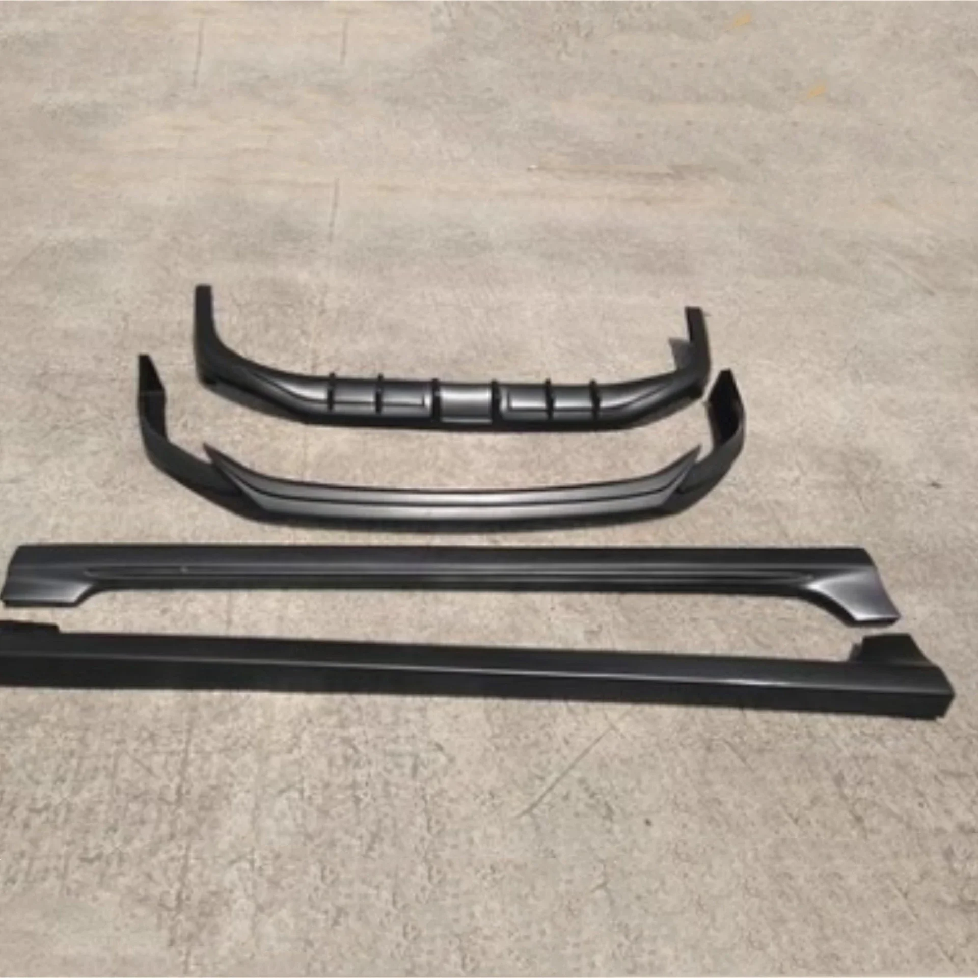 Falda lateral de labio trasero de pala delantera sin pintar para Toyota Corolla 2019-2023 Kit de conversión de alerón accesorios de coche