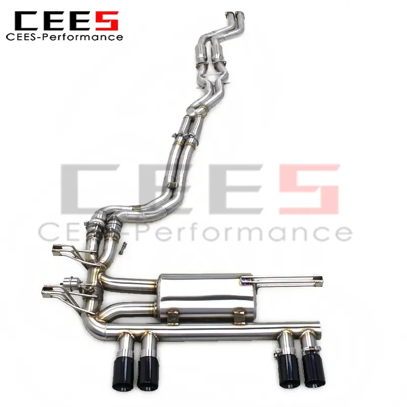 Escape cat-back Cees con válvula de rendimiento para BMW M3 E46 - imagen 2