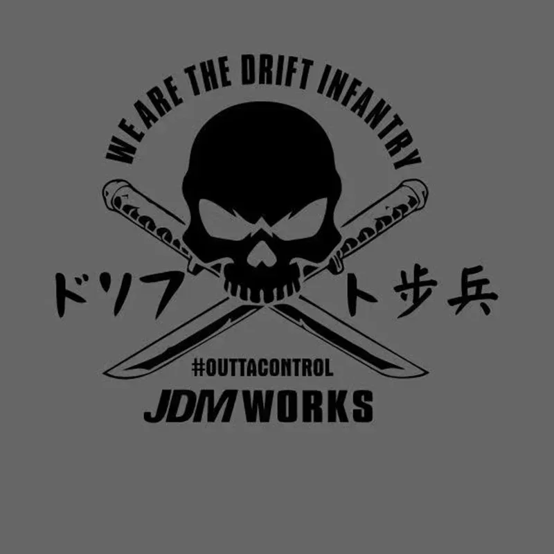 Pegatina JDM Grim Reaper reflectante