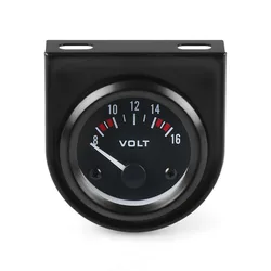 Voltímetro digital 52mm 12V con LED rojo para coche
