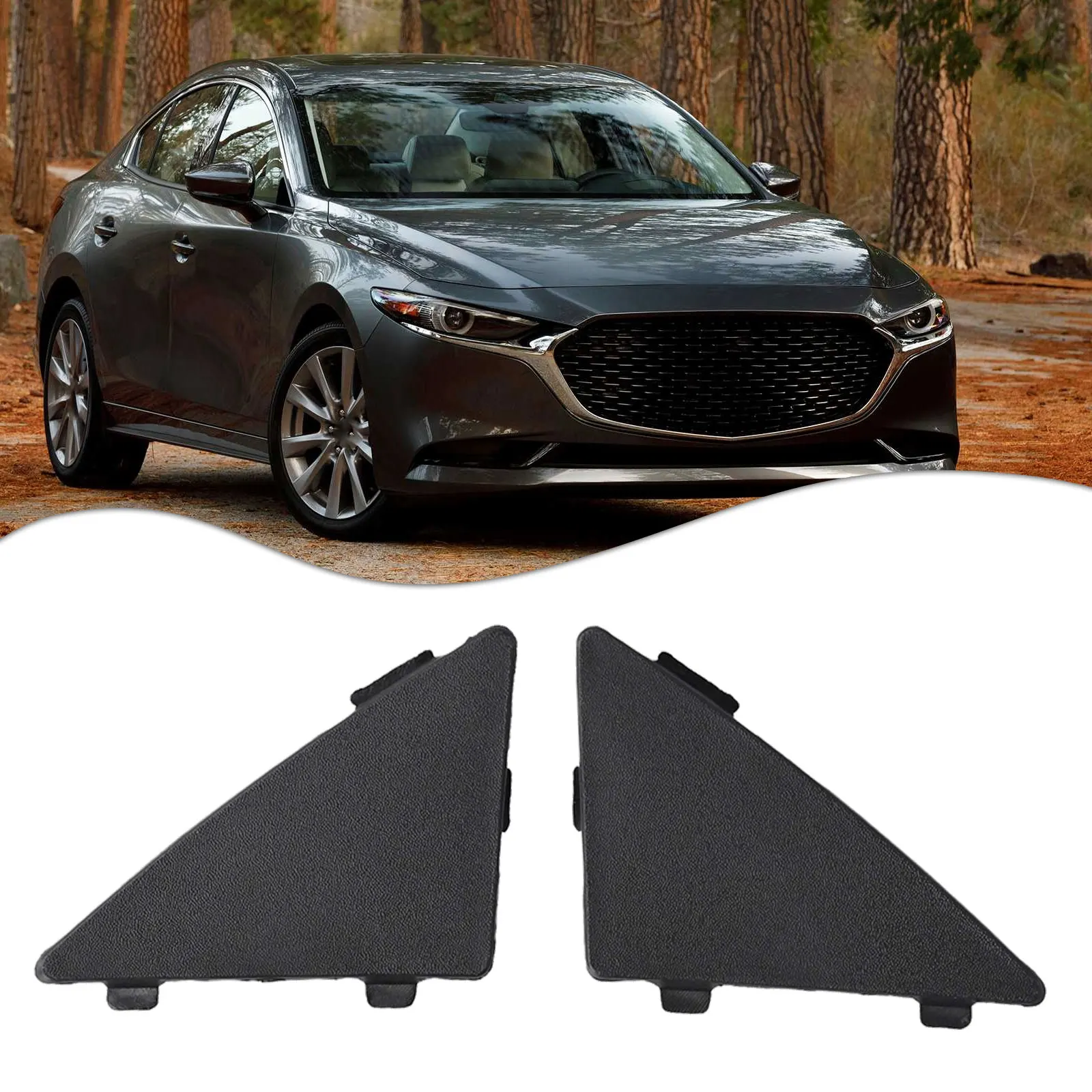 Tapa gancho de remolque triangular frontal – Mazda 3 Axela - imagen 3