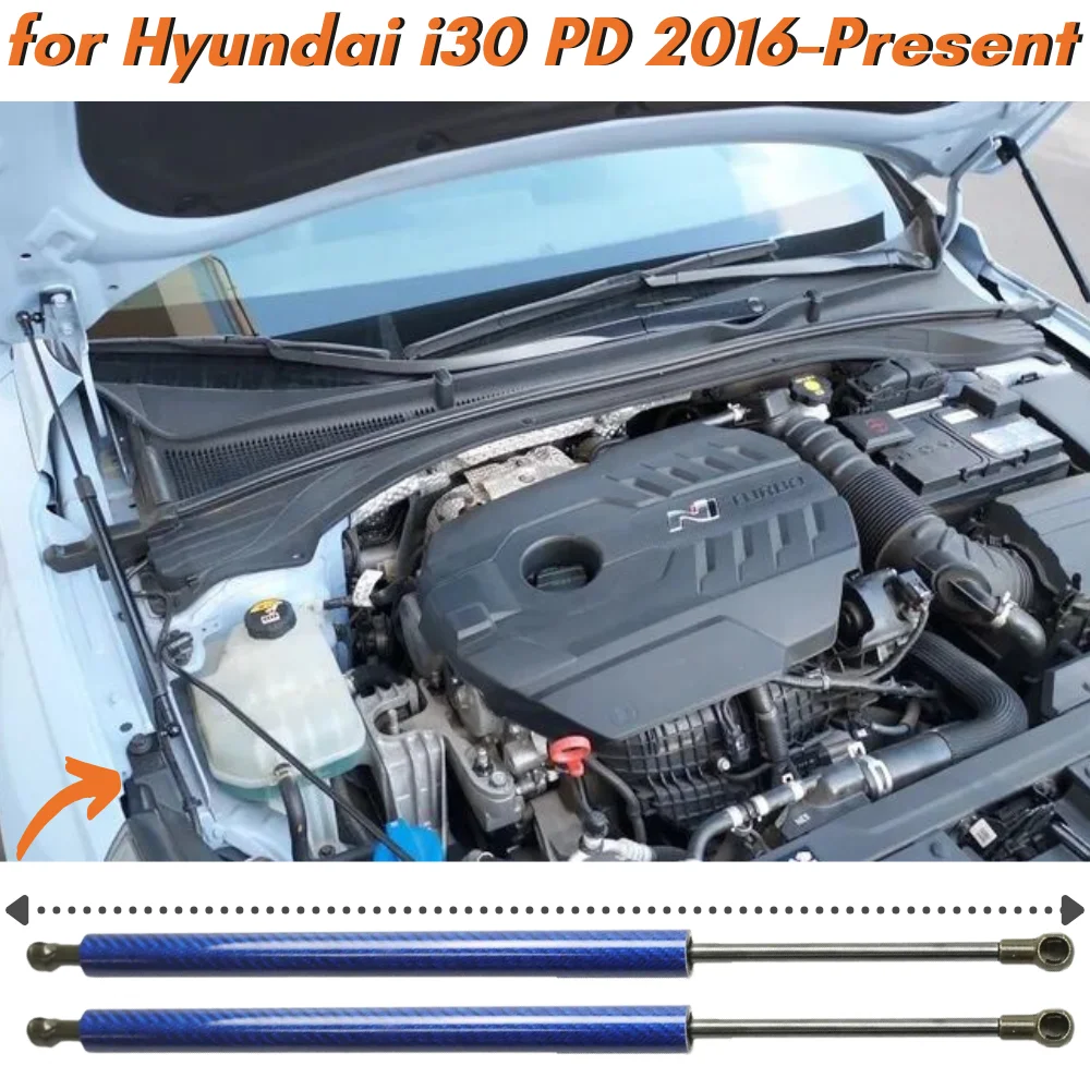 Puntales de capó de gas Hyundai i30 PD/Elantra GT 2016-actual