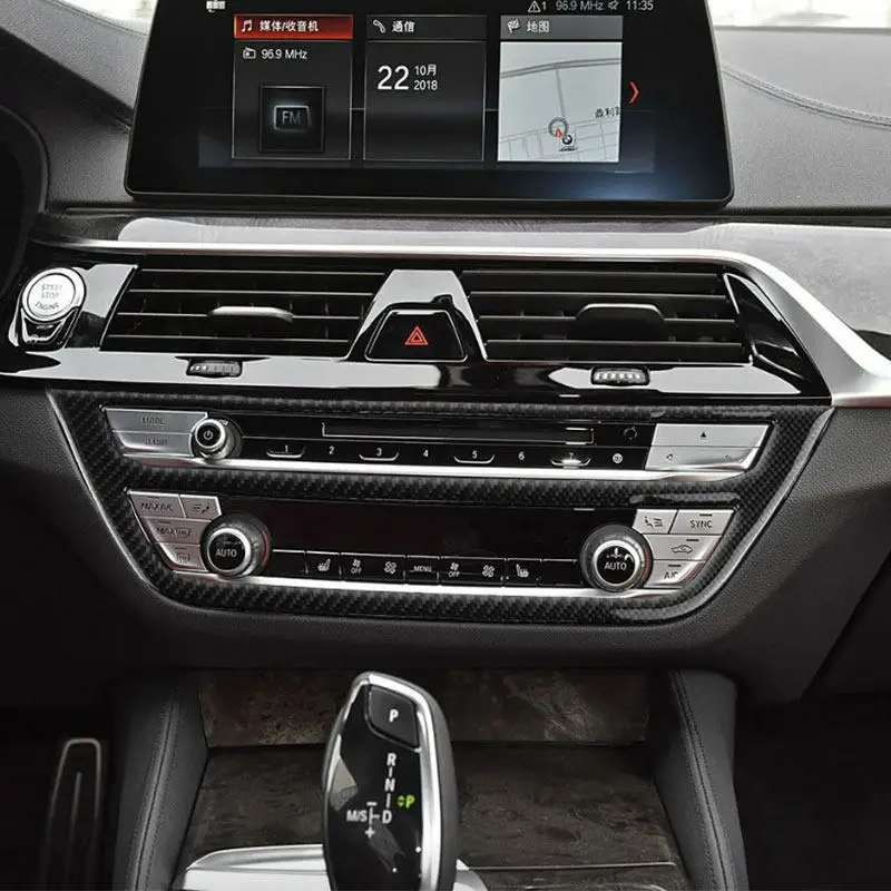 Panel consola central fibra de carbono BMW Serie 5 G30 2018-2022
