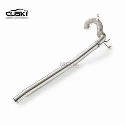 Tubo de escape inox con protector térmico para Audi S3 2.0T 2015-2022