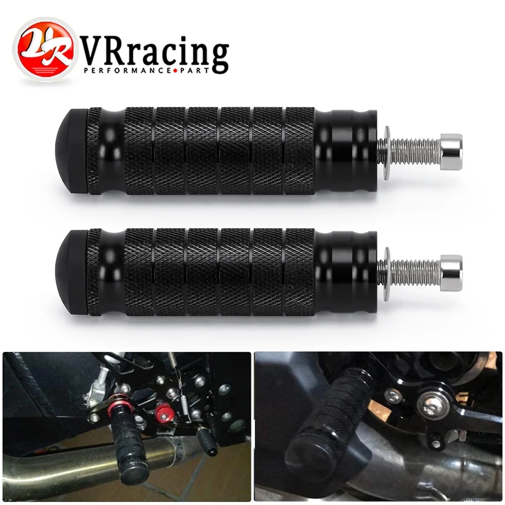 Reposapiés trasero CNC para motocicleta, reposapiés Universal, pedales de soporte para HONDA, Suzuki, Kawasaki, Yamaha