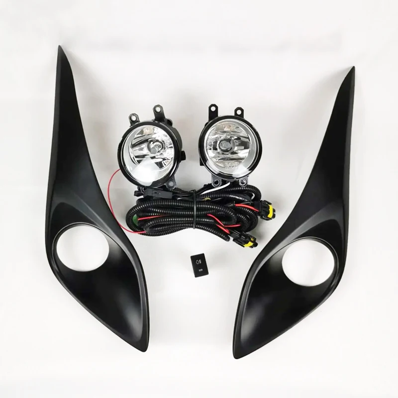 Para Toyota Prius C Aqua 2018 2019 2020 luz antiniebla halógena para coche luz de parachoques delantero marco de lámpara antiniebla accesorios de pantalla de lámpara de conducción - imagen 4