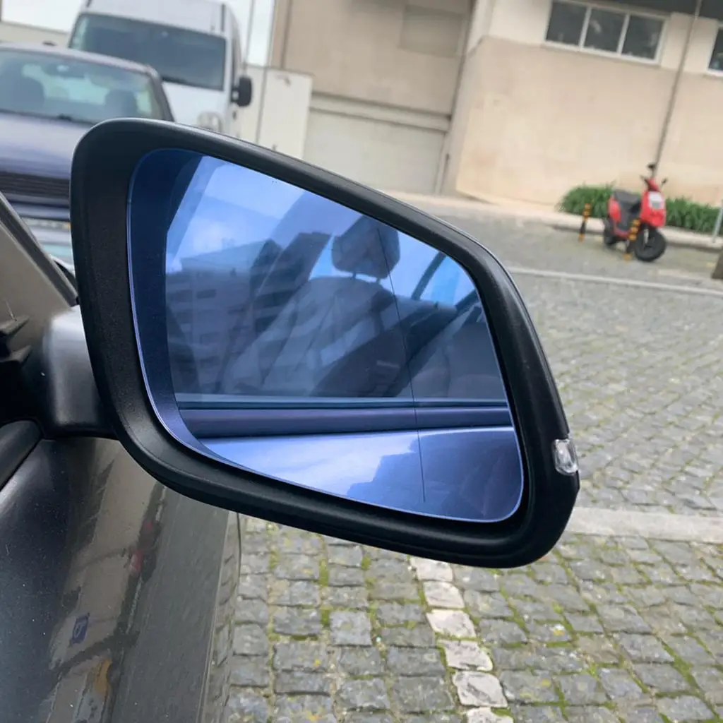 Adhesivo para espejo retrovisor gran angular azul BMW 1, 3, 5 y X1 - imagen 5