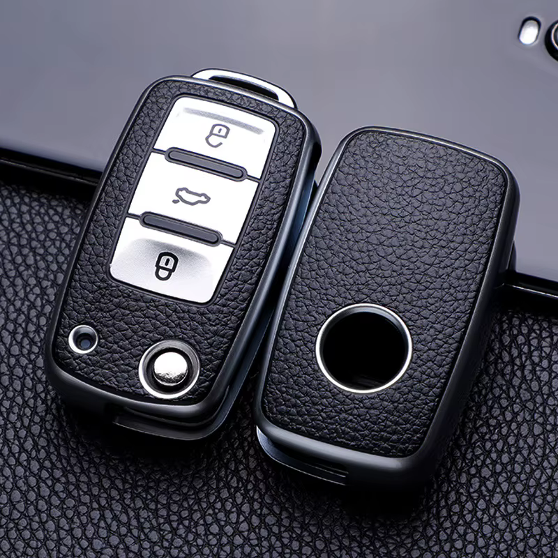 Funda de cuero para llave Volkswagen Golf, Polo y Passat - imagen 4
