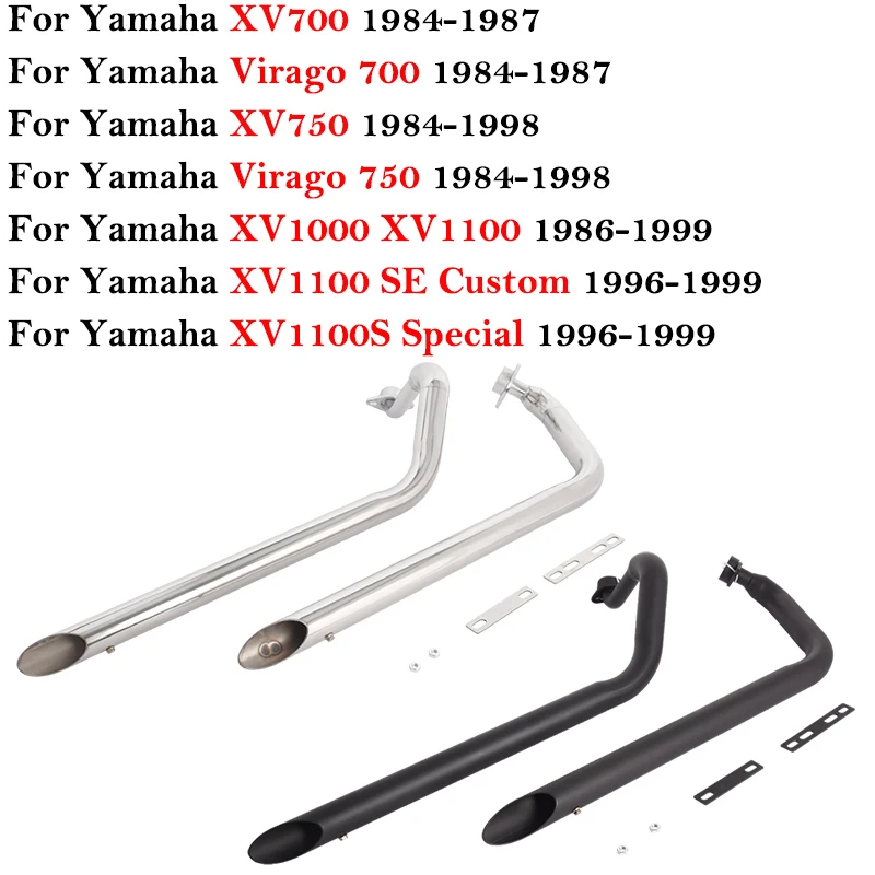 Escape dual para Yamaha Virago XV750, XV1100 y XV1000 personalizado