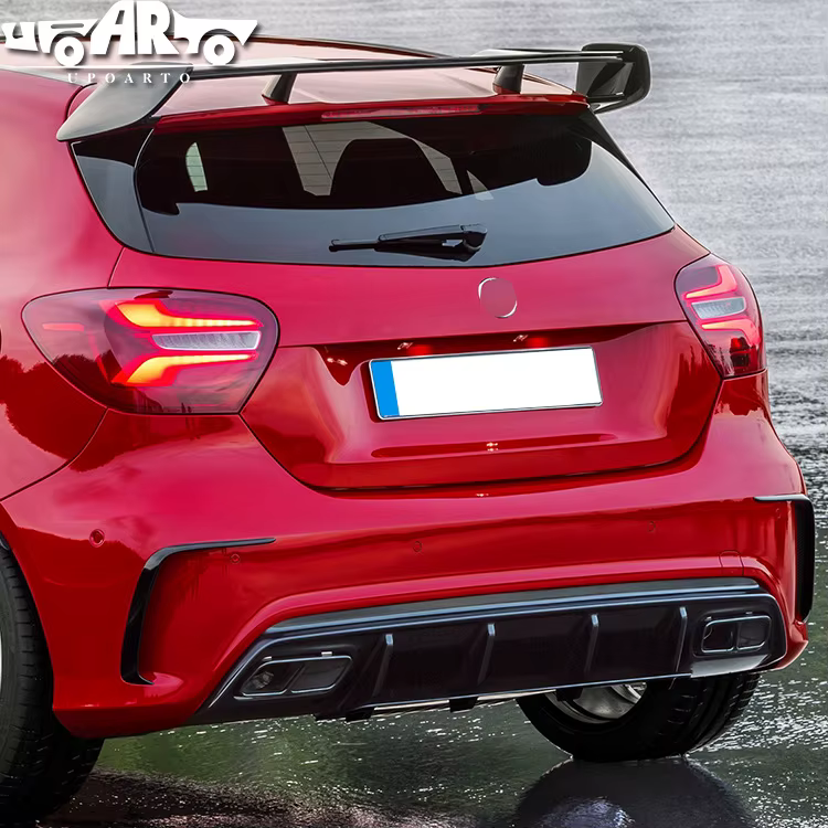 Parachoques trasero AMG con difusor para Mercedes-Benz A W176 - imagen 2