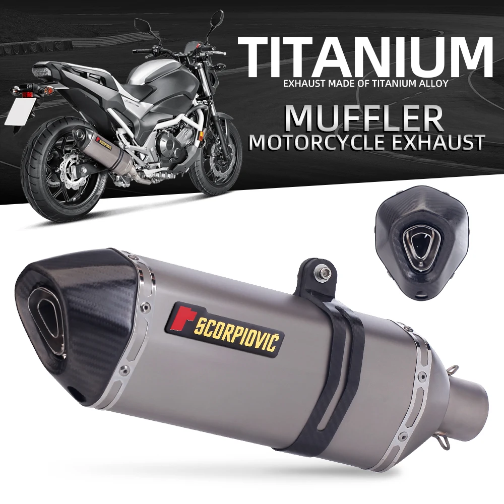 Escape deportivo de titanio con DB killer para Z900 y MT-07 - imagen 2