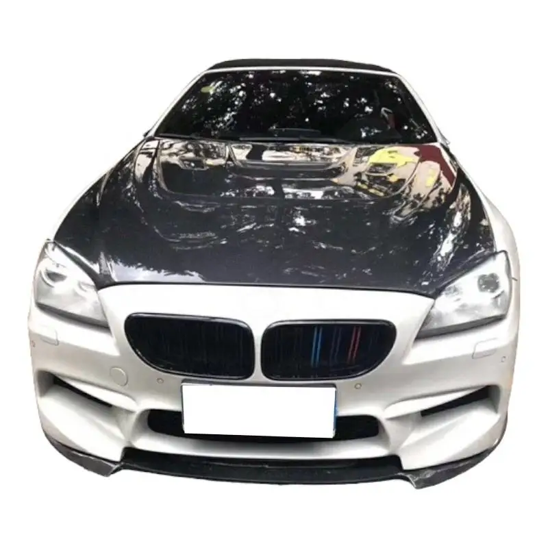 Capó de fibra de carbono ventilado estilo PD para BMW M6 F06/F12/F13 - imagen 2