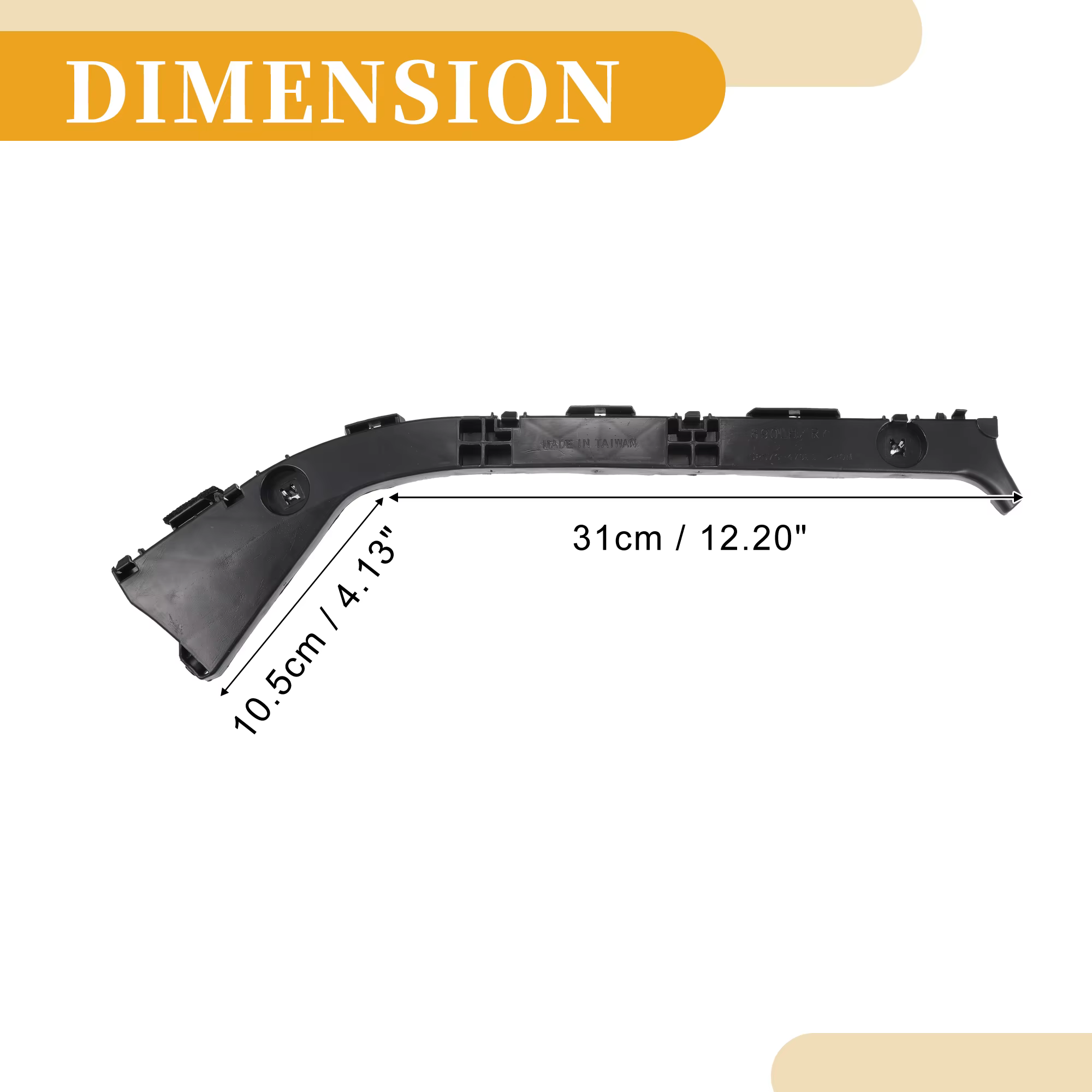 Soporte parachoques lateral UXCELL para Toyota Prius 2004-2009 - imagen 4