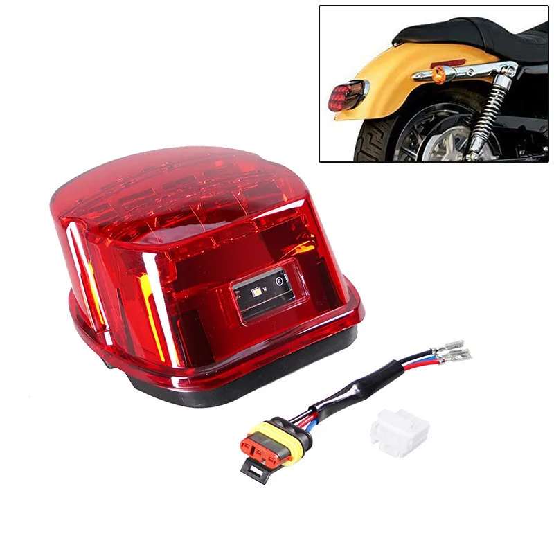 Luz trasera de freno LED para Sportster XL 883 1200 Dyna Electra Glide - imagen 2
