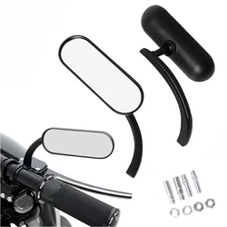 AB56 Espejo retrovisor moto negro para Harley-Davidson Sportster