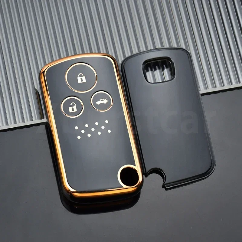 Funda suave de TPU para llavero de coche, funda protectora para Honda Fit Shuttle Freed Spike Hybrid Stepwgn Spada sin llave - imagen 5