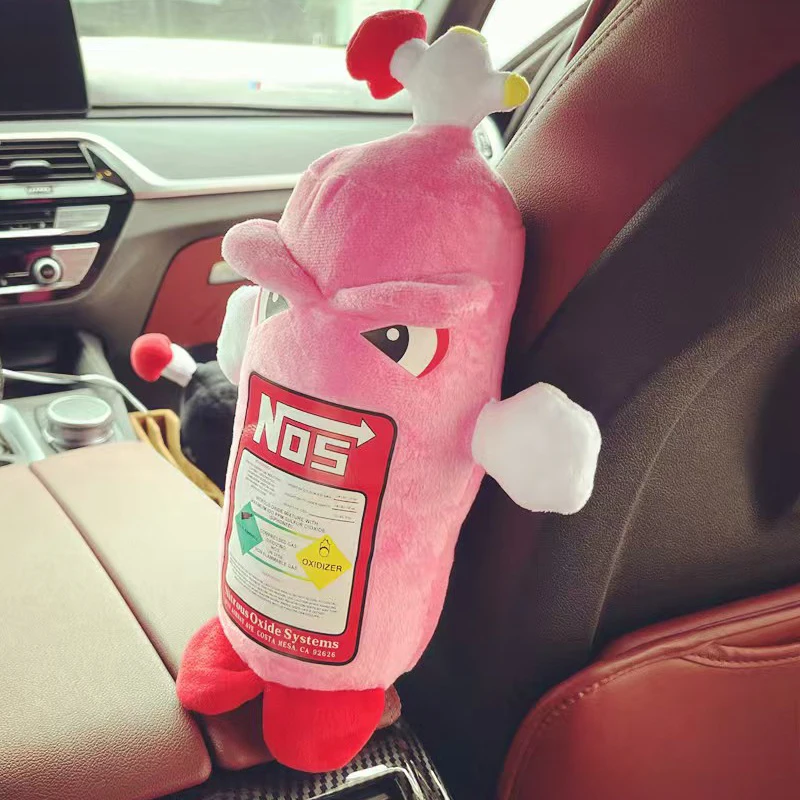 Cojín universal felpa reposacabezas coche JDM – almohada cuello suave - imagen 2