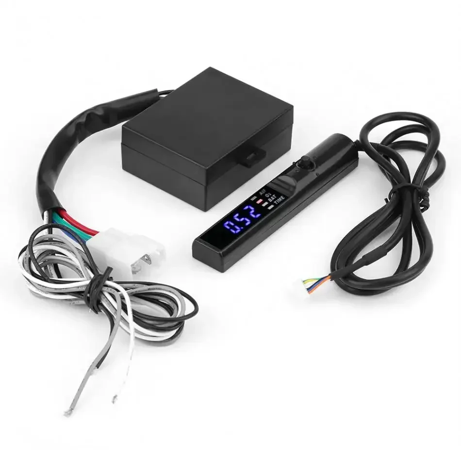 Pantalla y controles del temporizador turbo