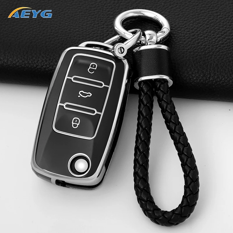Funda TPU para llavero de coche VW Skoda Seat mando a distancia - imagen 4